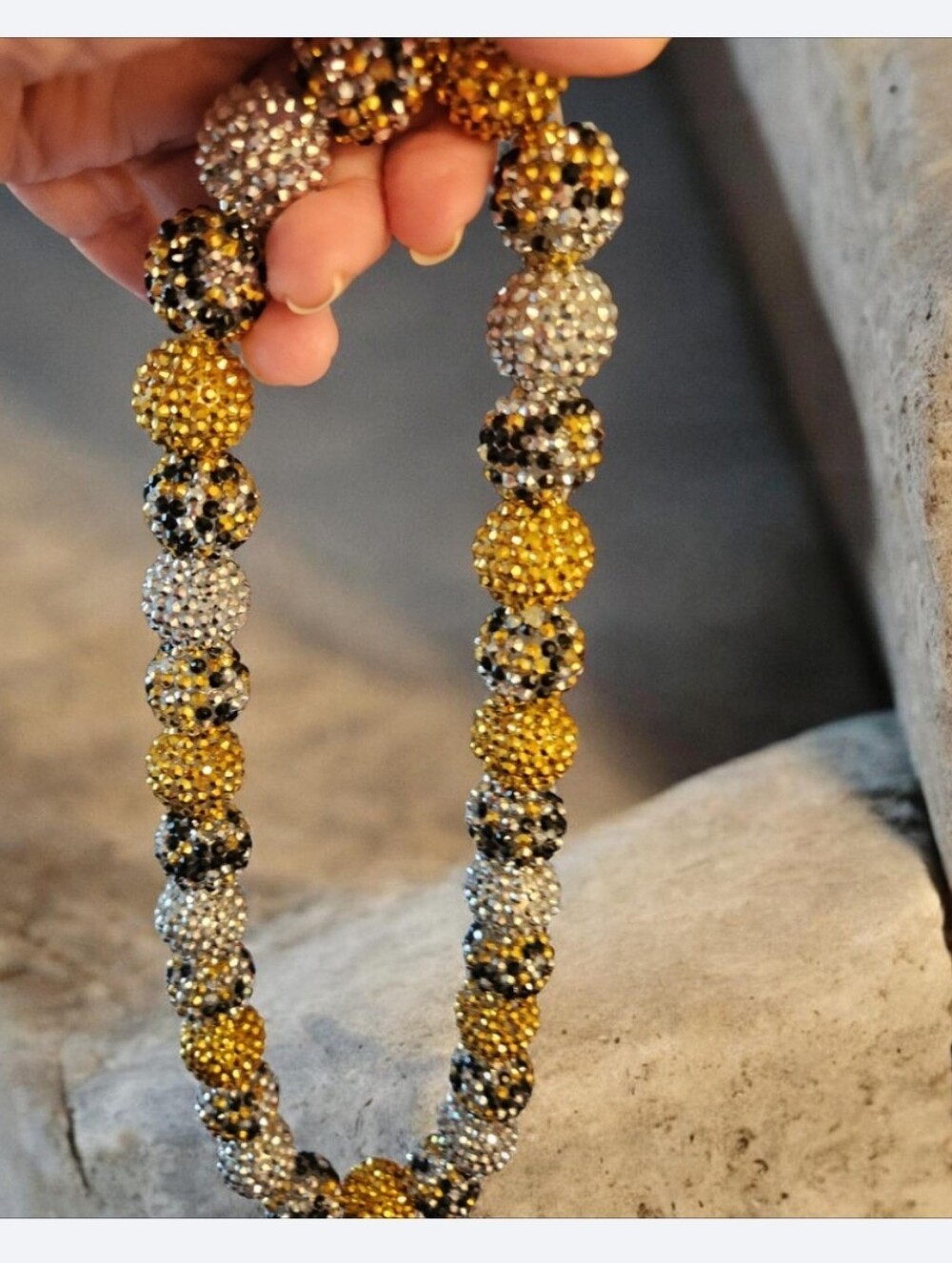 Beaded Crystal Ball Necklace  Custom Made ● Read Below 4 Impo.Info》 Firm